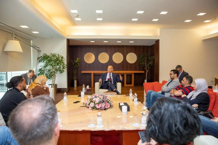 Georgetown University in Qatar (GU-Q), Dr. Safwan Masri, at the media roundtable. Image Courtesy: Georgetown University in Qatar