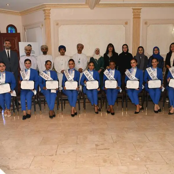 Muscat Hospitality Academy commemorates the completion of its cabin crew training program, 2023