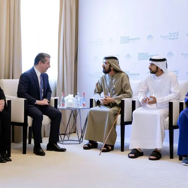 Sheikh Mohammed meets with PM of Kurdistan Region of Iraq at WGS