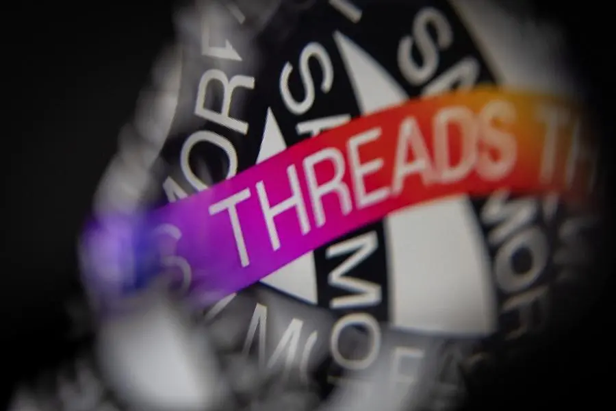 A graphic with the name of Meta\\'s Threads app is seen in this illustration taken July 4, 2023. REUTERS/Dado Ruvic/Illustration , Reuters/REUTERS