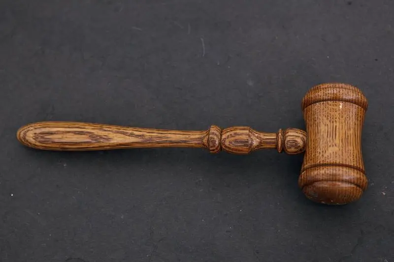 The judge\\'s gavel is seen in court room 422 of the New York Supreme Court at 60 Centre Street February 3, 2012. Picture taken February 3, 2012. Chip East, Reuters Image used for illustrative purpose. , Reuters Images