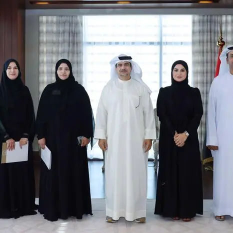 Honoring the winners of the innovation competition at the Abu Dhabi Judicial Department