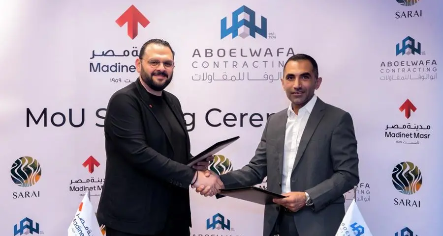 Egypt’s Madinet Masr signs construction MOU for Sarai with Aboelwafa Contracting