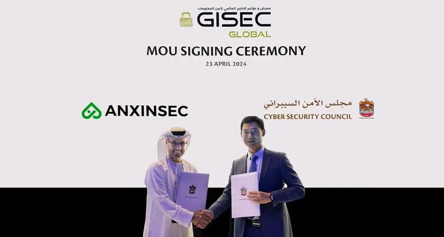 Anxinsec and the Cyber Security Council signed an MOU at GISEC2024