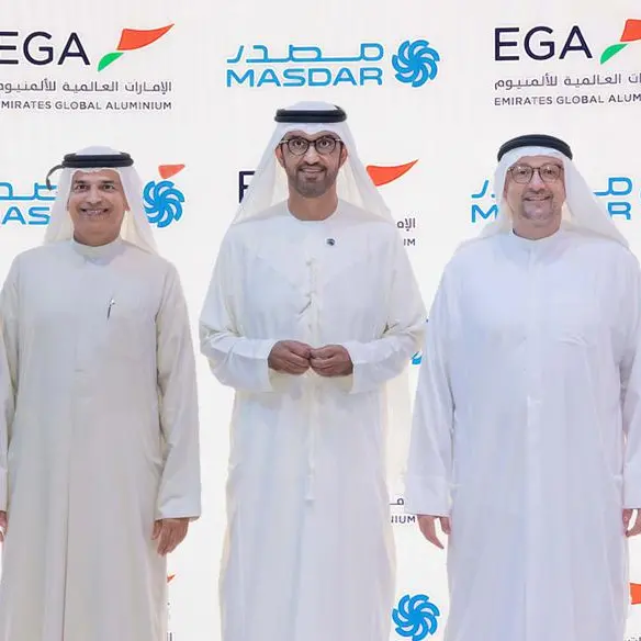 Masdar and EGA form alliance to work together on aluminium decarbonisation and growth through renewables