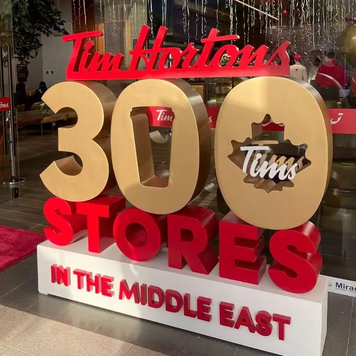 300 stores in the Middle East: Another milestone in Tim Hortons’ journey towards being the ‘Café of Choice’