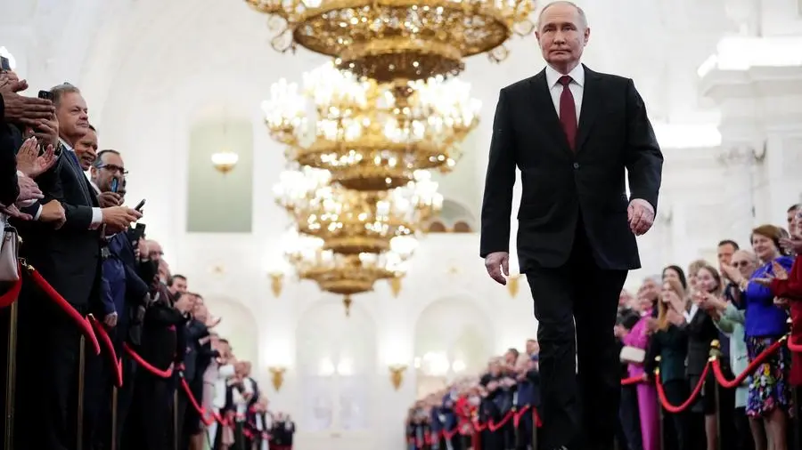 Putin sworn in for fifth term as Russian president