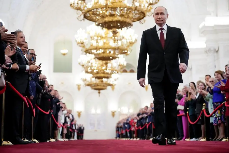 Putin sworn in for fifth term as Russian president