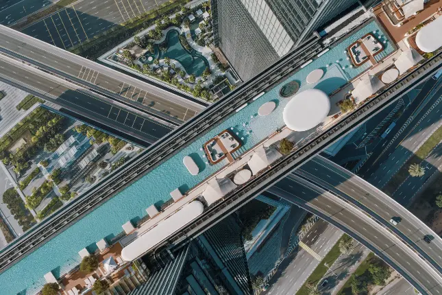 The Link, the world\\u2019s longest cantilever. Image Courtesy: One&Only