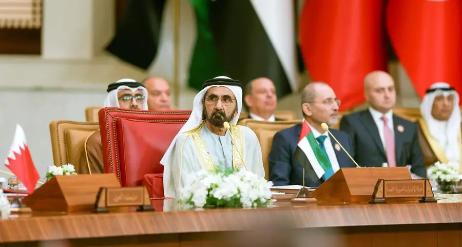 Sheikh Mohammed attends 33rd Arab League Summit in Bahrain