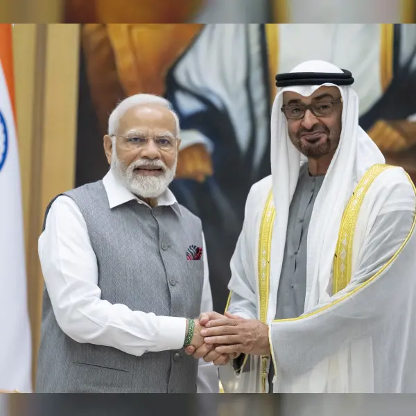 Indian PM Modi spoke with UAE President; strongly condemned attacks on UAE
