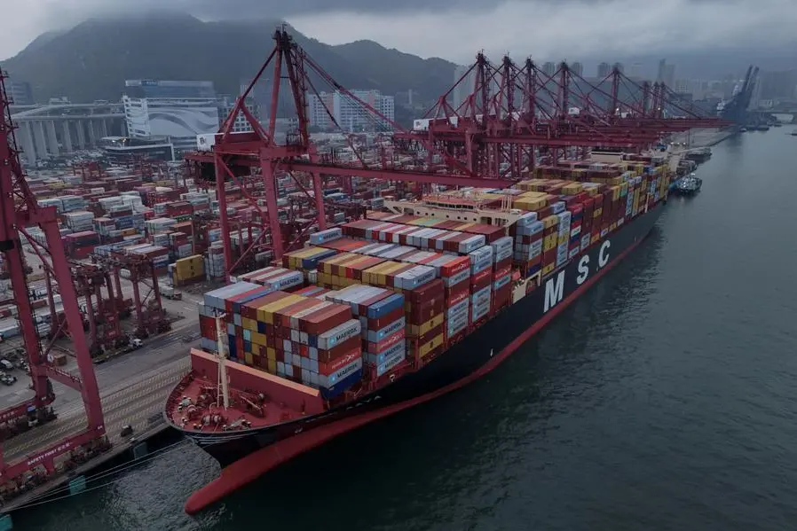 A general view shows container terminal in Hong Kong, China, April 23, 2025. REUTERS/Tyrone Siu. , Reuters