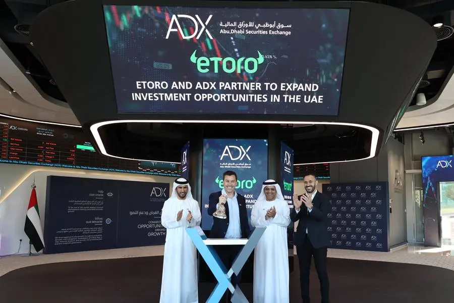 EToro, the trading and investing platform, and the Abu Dhabi Securities Exchange (ADX) announced today the signature of an agreement to add a number of ADX-listed stocks to the eToro platform. Image Courtesy: EToro