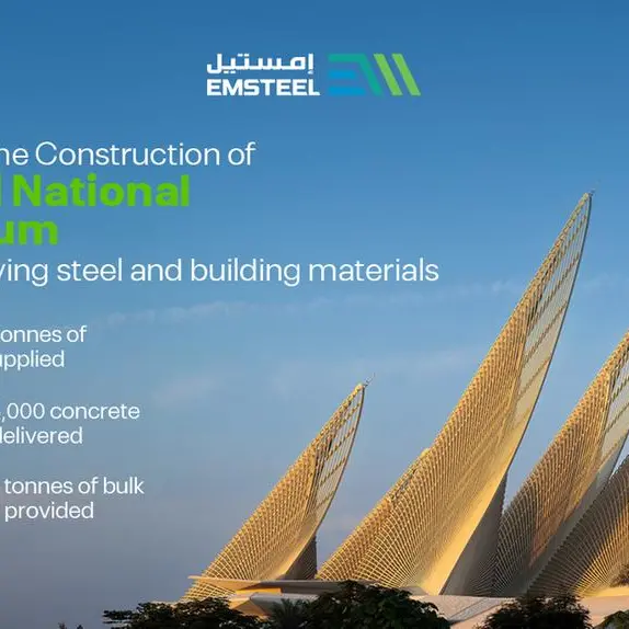 EMSTEEL powers the construction of Zayed National Museum with comprehensive steel and building materials supply