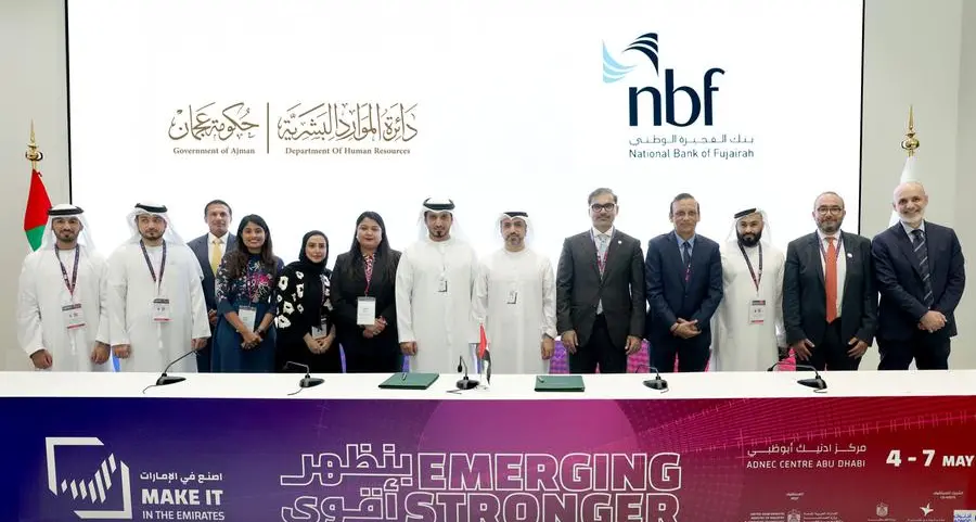 National Bank of Fujairah and The Free Zones Authority of Ajman sign MoU to support business growth