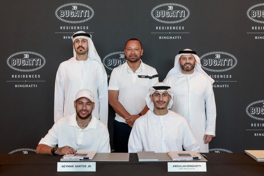 Neymar Jr. Acquires AED 200mln Penthouse at Bugatti Residences