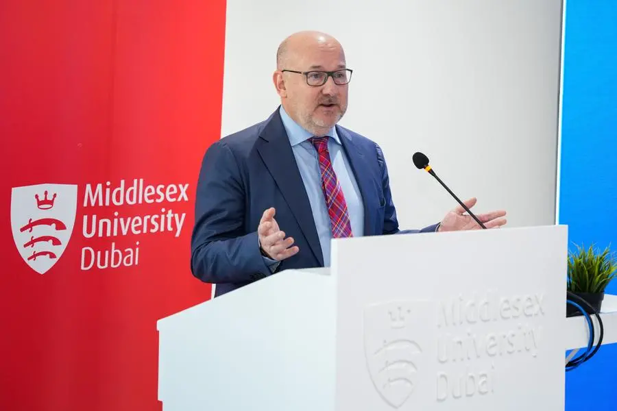 The British Council launched its latest report, \"Examining Sustainability of Transnational Education (TNE) Partnerships in Egypt, Qatar, and the UAE,\" at Middlesex University (MDX) Dubai. Image Courtesy: British Council