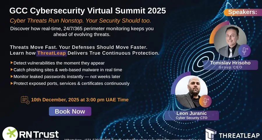 RNTrust announces GCC Cybersecurity Virtual Summit