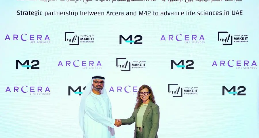 \"M42\" و \"أرسيرا\" توقّعان مذكرة تفاهم لتوطين الصناعات الدوائية الحيوية في أبوظبي