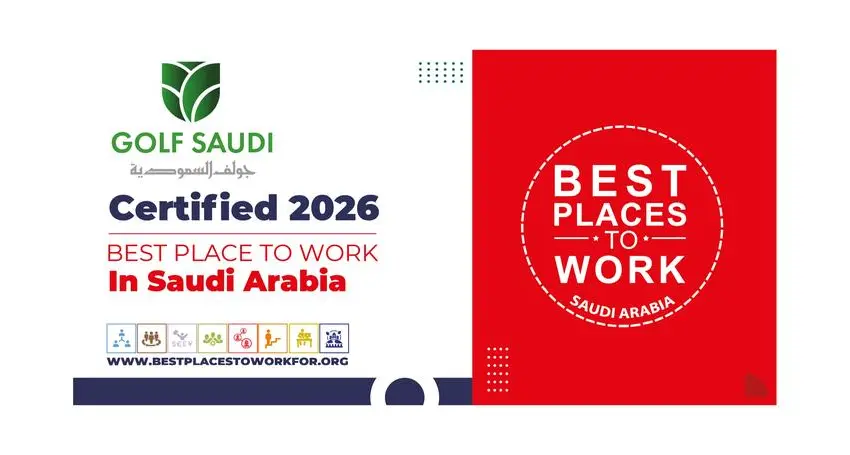 جولف السعودية تحصد شهادة \"أفضل بيئات العمل\" تأكيدًا لالتزامها ببناء ثقافة عمل مبتكرة وشاملة