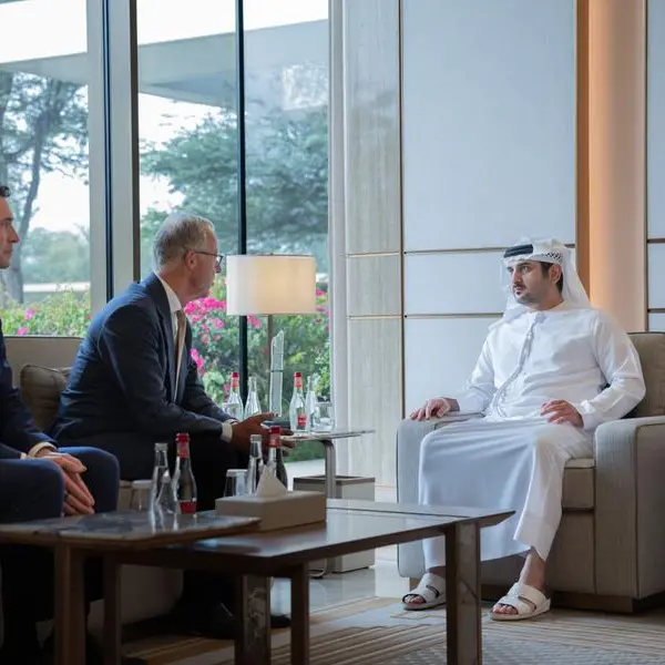 Maktoum bin Mohammed meets with CEO of CVC Capital Partners