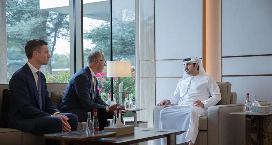 Maktoum bin Mohammed meets with CEO of CVC Capital Partners