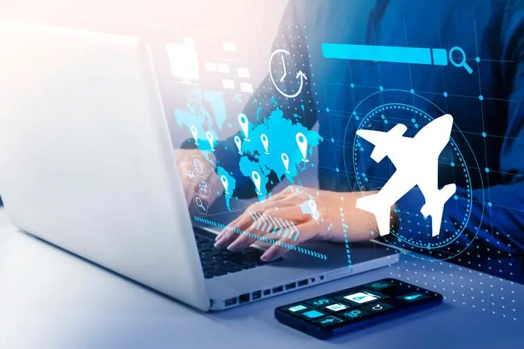 Search for air travel information.,Air ticket booking for travel. Image used for illustrative purpose. Getty Images