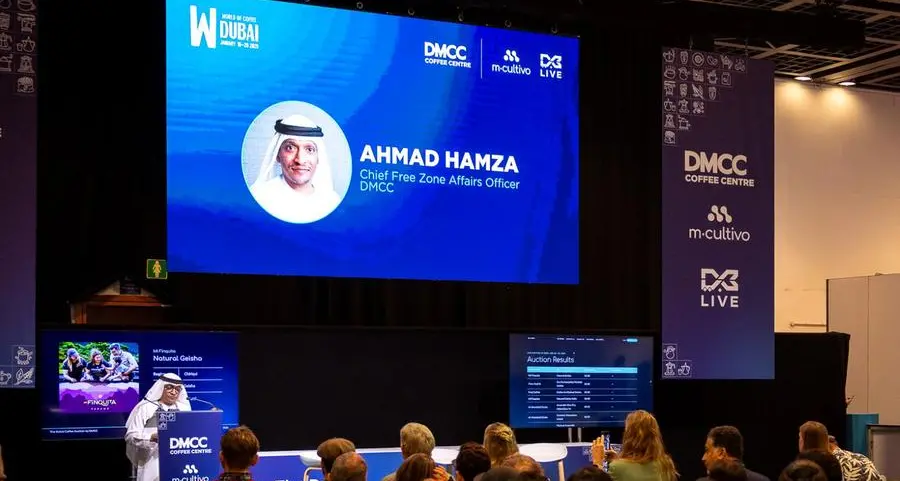 مركز دبي للسلع المتعددة يختتم النسخة الثانية من \"مزاد دبي للقهوة\" مع تجاوز القيمة الإجمالية لدفعات القهوة المختصة 70 ألف دولار أمريكي