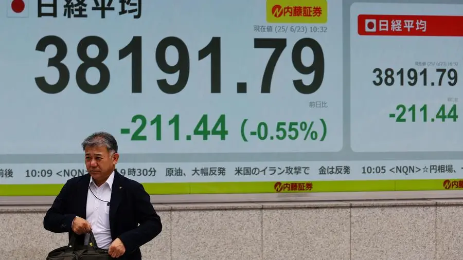 Shares steady, yen slides after US issues tariff letters