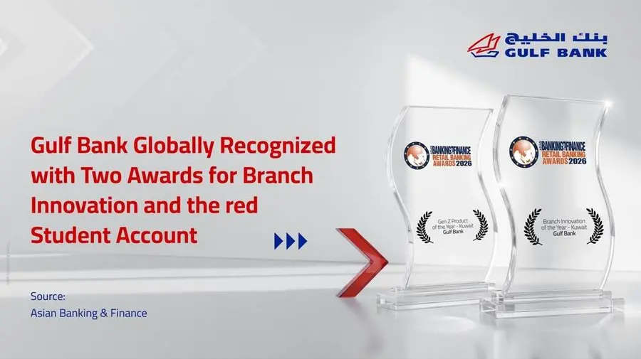 Gulf Bank wins Branch Innovation and Gen Z Product awards