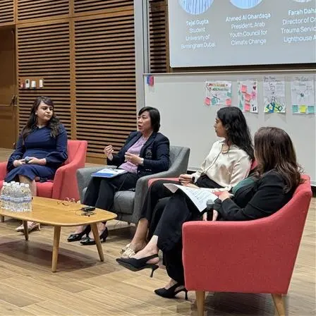 ‘Climate anxiety placing immense burden on youth’, hears University of Birmingham Dubai panel