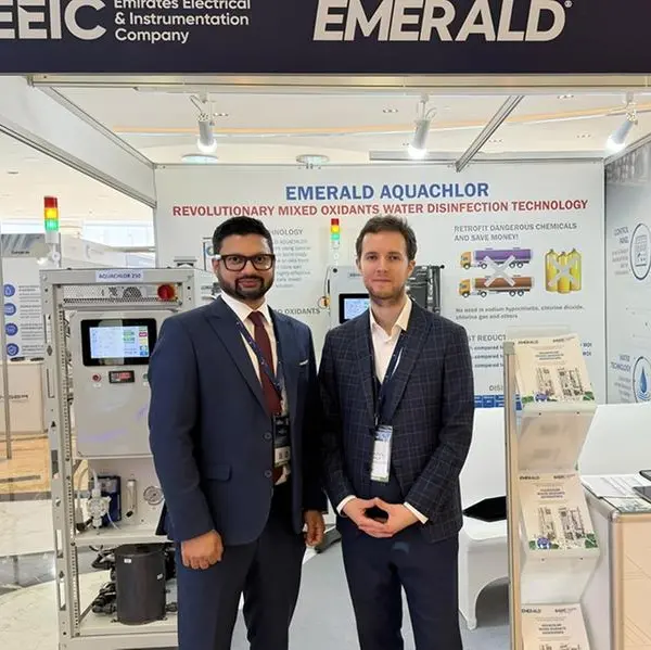 EEIC and Emerald Ecotechnologies demonstrate 91% disinfection cost savings for UAE desalination project at MENA exhibition