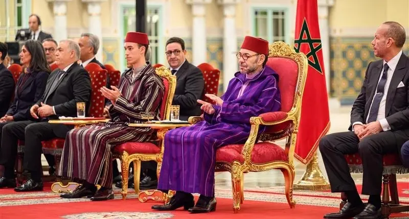 HM King Mohammed VI presides over the launch ceremony of the aircraft landing gear production plant project