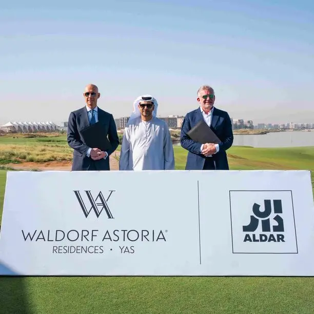 Aldar partners with Hilton to develop Yas Island’s first branded residences under the iconic Waldorf Astoria brand
