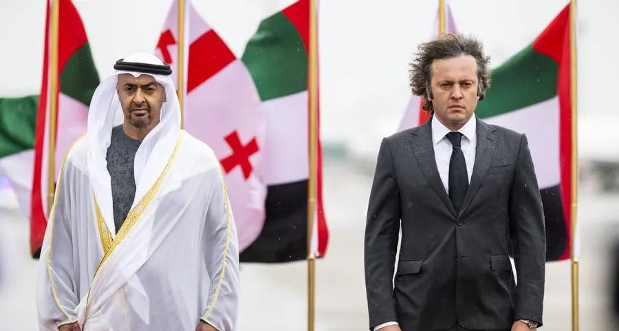 UAE President arrives in Georgia on official visit