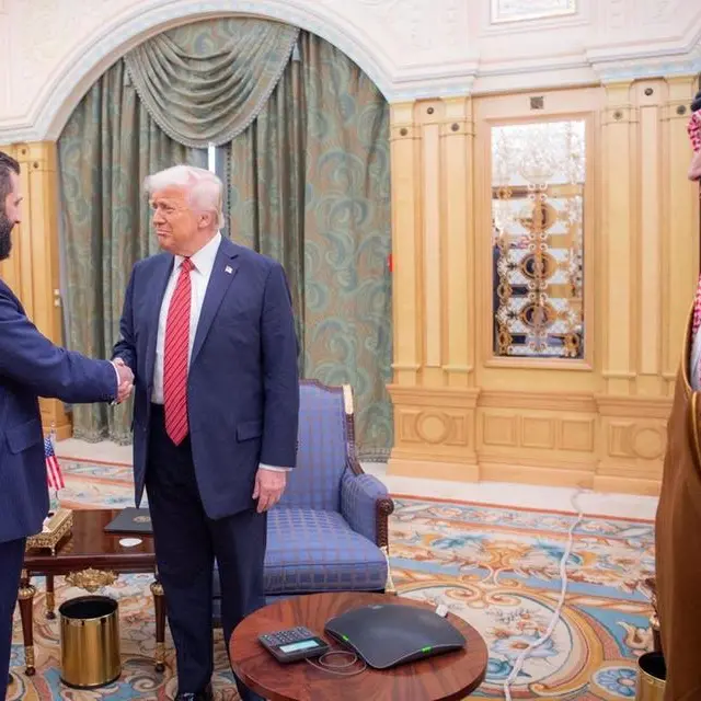 Trump meets Syrian president, says he is looking into normalising ties