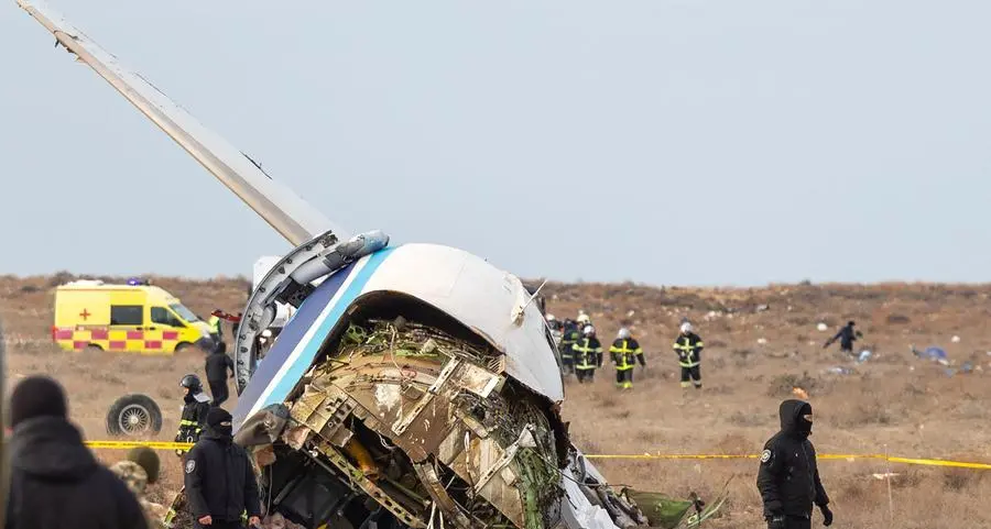 Azerbaijan Airlines plane crashes, several fatalities