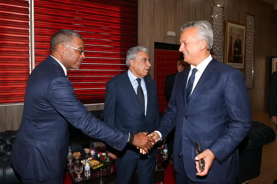 (Right to left) Karim Zidane, Minister of Investment, Convergence and the Evaluation of Public Policies, and Philip Jenkins, CEO of GPM Holding. Photo courtesy: Morocco's Ministry of Investment, Convergence and the Evaluation of Public Policies website