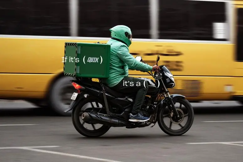 The campaign launched with a series of OOH ads featuring real orders on real Honda delivery bikes. Image Courtesy: MEMAC Ogilvy