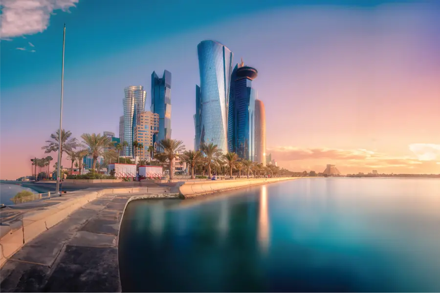 Qatar skyline. Image Courtesy: ValuStrat Image used for illustration.