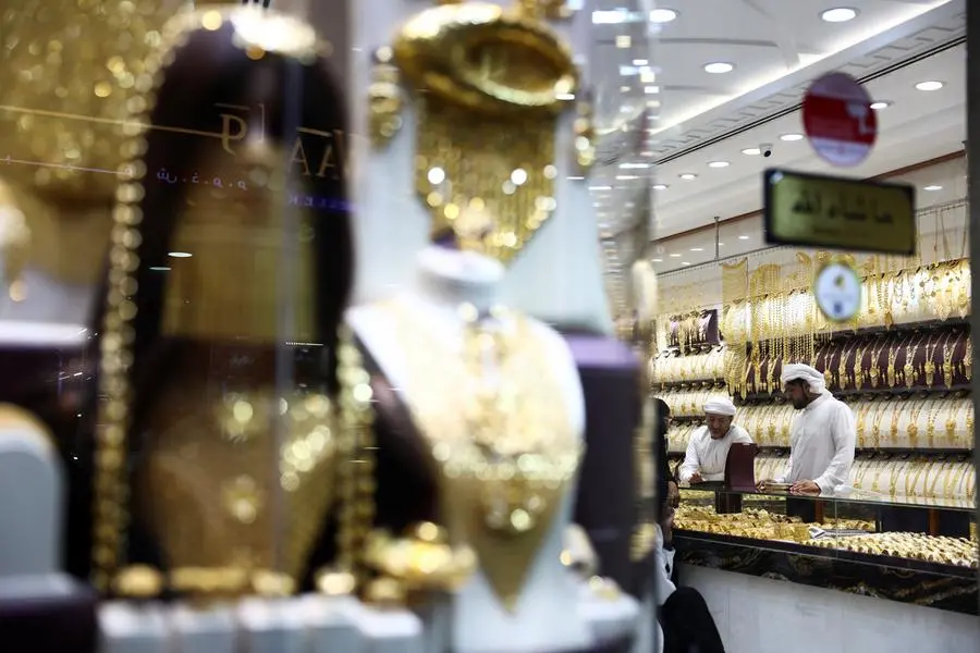 People shop for jewelry at the Gold Souk market in Dubai, United Arab Emirates, March 14, 2025. REUTERS/Amr Alfiky. , Reuters