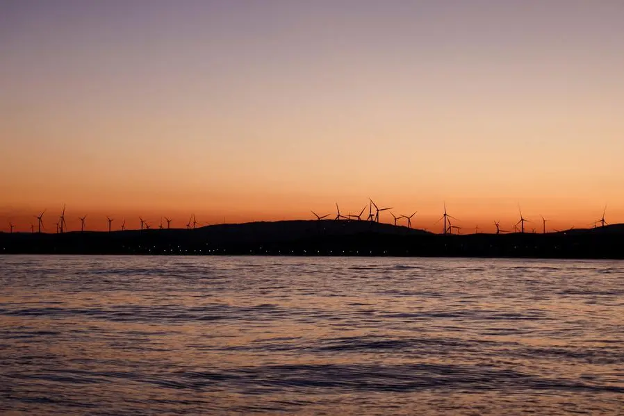 Wind turbines spin in front of the Atlantic Ocean near Zahara de los Atunes, Spain May 27, 2025. REUTERS/Nacho Doce. , Reuters