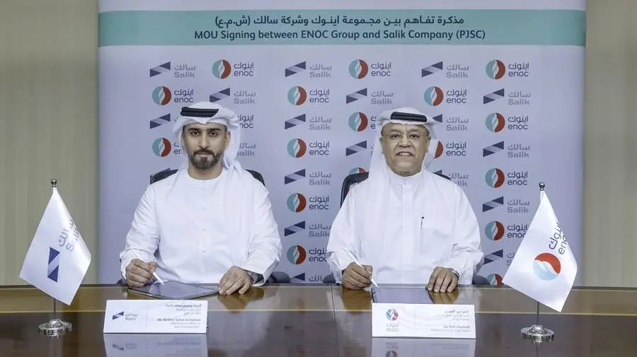 Salik, ENOC sign MoU to introduce smart seamless payment solutions at service stations