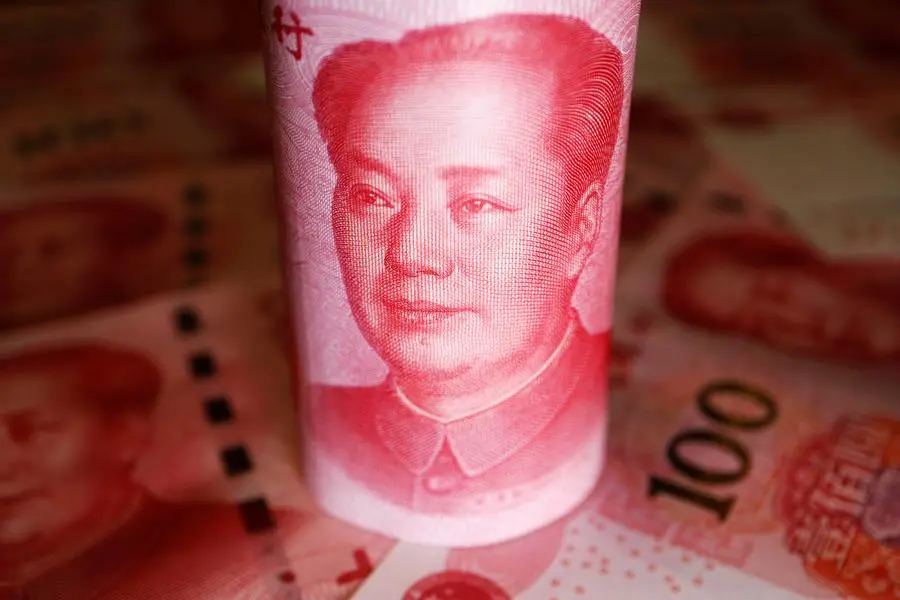FILE PHOTO: Chinese Yuan banknotes are seen in this illustration picture taken June 14, 2022. REUTERS/Florence Lo. , Reuters