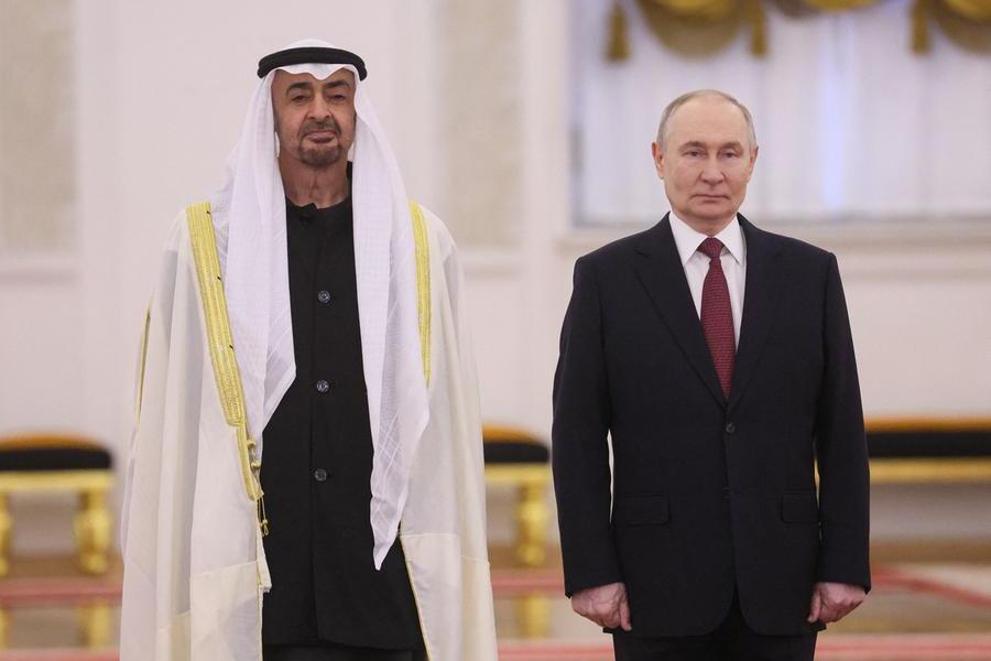 UAE President receives phone call from Russian President on regional developments