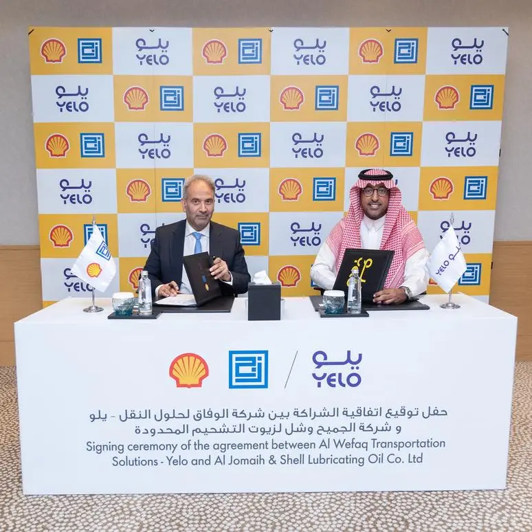 Al Jomaih & Shell Lubricating Oil Company renews strategic partnership with Al Wefaq Transportation Solutions – Yelo