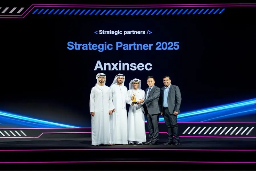 Anxinsec Technology, a global provider of cybersecurity solutions and services, has been officially named a Strategic Partner at the UAE Cybersecurity Awards & Recognition 2025. Image Courtesy: Anxinsec Technology