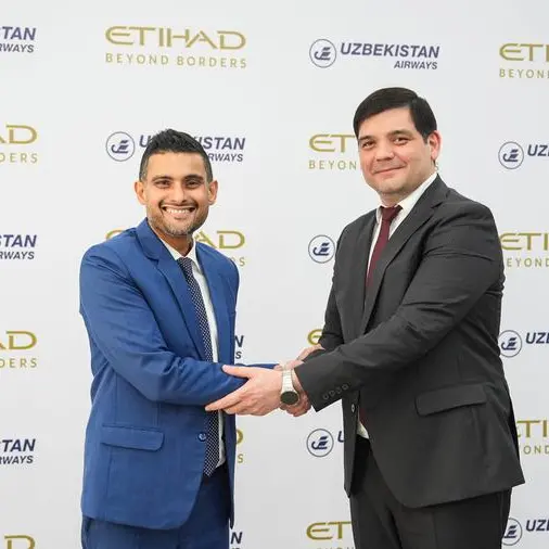 الاتحاد للطيران في اتفاقية مشاركة بالرمز مع الخطوط الجوية الأوزبكية
