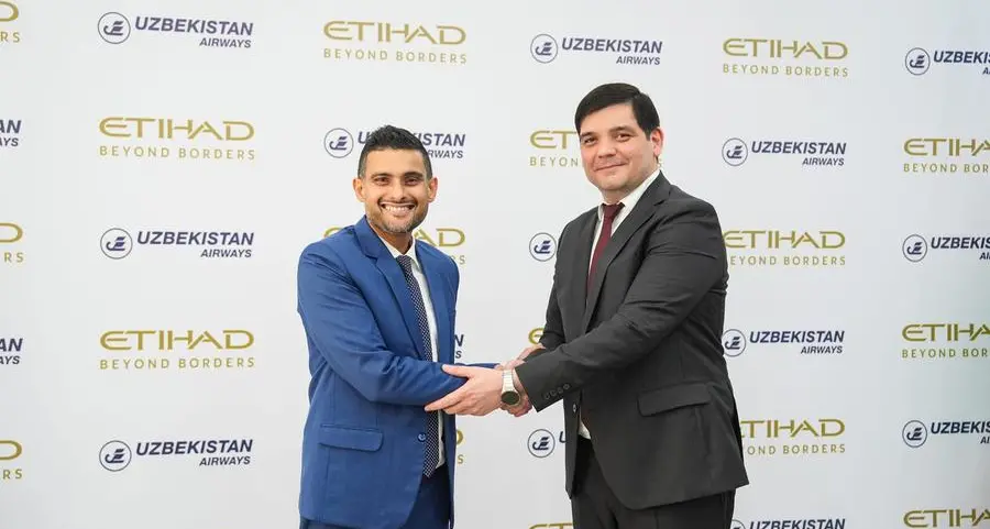 الاتحاد للطيران في اتفاقية مشاركة بالرمز مع الخطوط الجوية الأوزبكية