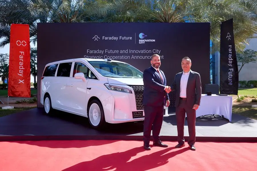 فاراداي فيوتشر الشرق الأوسط توقّع مذكرة تفاهم استراتيجية مع واحة رأس الخيمة للأصول الرقمية وتحتفي بتسليم مركبة FX Super One